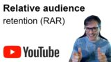YouTube relative audience retention for SEO