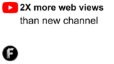 2X more web views for a new YouTube channel