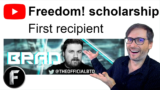 First Freedom! Scholarship recipient