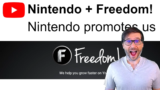 Nintendo promotes Freedom! Games on official Nintendo sites