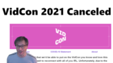 VidCon 2021 Cancelled – YouTubers are sad :-(
