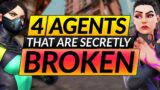 4 SECRETLY BROKEN AGENTS – Underrated Picks You MUST MAIN NOW – Valorant Tier List Guide