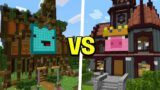 Skeppy vs Technoblade HALLOWEEN House Battle! – Minecraft