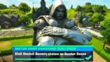 Visit Doctor Doom's statue as Doctor Doom Location – Fortnite (Doctor Doom Awakening Challenges)
