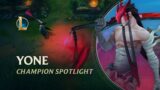 Yone Champion Spotlight | Gameplay – League of Legends