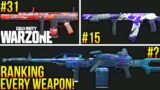 Call Of Duty WARZONE: RANKING EVERY WEAPON In The Game! (All Weapons RANKED)