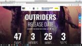 Countdown To My Outriders Gameplay Walkthrough Series