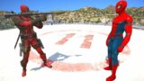 GTA V Water Ragdolls – SPIDERMAN VS DEADPOOL GTA 5 Superhero Battle, Euphoria Physics,JumpFails