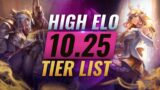 HIGH ELO Best Champions TIER List – League of Legends PRESEASON Patch 10.25