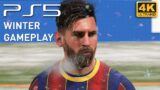 PS5 – FIFA 21 Next Gen WINTER Gameplay – FC Barcelona vs PSG (4k 60fps)