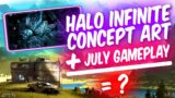 343 Drops 4k Halo Infinite Concept Art, CONNECTS to July Gameplay REVEAL!?