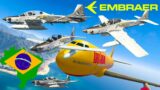 GTA V: Embraer A-29B Demonstrator Airplanes Best Extreme Longer Crash and Fail Compilation
