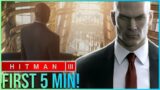 HITMAN 3 | First 5 Minutes Opening Dubai Mission Gameplay | Detailed Breakdown!