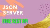 JSON Server   Create a full featured fake REST API
