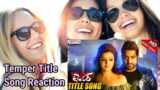 My Reaction | Music Game News | Temper Title Song