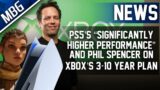 PS5's "Significantly Higher Performance", Phil Spencer Talks Xbox's 3-10 Year Plan, Boasts RPG/FPS