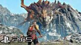GOD OF WAR 4 Remastered PS5 – Dragon Boss Fight (4K 60FPS)