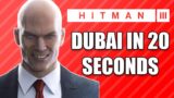 How To Speedrun Dubai Mission In Hitman 3 #Shorts