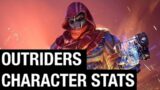 Outriders Character Stats | Brief Description of Possible Character Stats