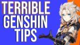 The Worst Genshin Impact Tips in History: