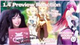 Genshin Impact 1.4 Trailer Reaction and New Merch