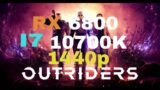Outriders Demo PC  I7 10700K RX 6800 1440P Ultra Settings Gaming Benchmark
