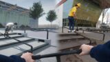 Skatepark Video Game in Real Life! Scooter Session!