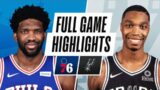 76ERS at SPURS | FULL GAME HIGHLIGHTS | May 2, 2021