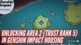 First Look at Area 2 (Trust Rank 5) in Genshin Impact Housing Serenitea Pot!