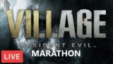 Resident Evil 4 Let's Play LIVE PC Resident Evil Village Marathon RE8 NEW