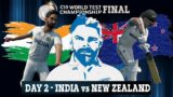 (1/2) DAY 2 – INDIA vs NEW ZEALAND WTC FINAL – World Test Championship Cricket 19 Live