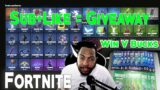 Fortnite Live Stream Giveaway Like + Sub
