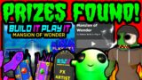 GAME & PRIZES FOUND! ROBLOX MANSION OF WONDER EVENT (Build It Play It)