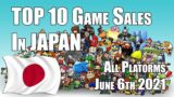 Top 10 Video Games sold in Japan