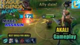 Akali wild rift:FullGameplay and build|League of Legends Wild Rift (LoL Mobile)|Gameplay|tip|tricks