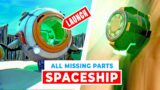 How to Launch Spaceship with all Missing Parts (Fortnite Spaceship Challenge)