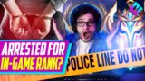 League of Legends Player ARRESTED LIVE but Finishes Game