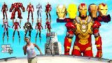 i Found 50 New IRON MAN Suit in GTA 5 !! GTA V gameplay Avengers SHINCHAN