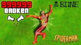 GTA 5: FRANKLIN Breaking EVERY BONE As SPIDERMAN In GTA V ! ( GTA 5 mods )