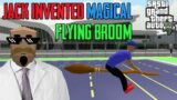 SCIENTIST JACK INVENTED MAGICAL FLYING BROOM | Sasti GTA V | Dude Theft Wars | Tecnoji Gamer