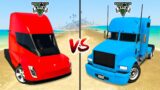 Tesla Semi vs Diesel Truck in GTA V – which is best?