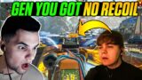 NRG SWEET REACTS TO GENBURTEN NO RECOIL HAVOC IN RANKED | APEX LEGENDS WTF & FUNNY MOMENTS