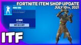 Fortnite Item Shop 2 *RARE* EMOTES RETURN! [July 10th, 2021] (Fortnite Battle Royale)