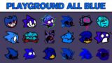 FNF Character Test | Gameplay VS Playground | ALL Blue Characters Test