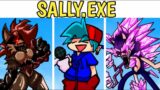 FRIDAY NIGHT FUNKIN' – vs SONIC.EXE Hell Reborn V1 || VS SALLY.EXE FNF || CUTSCENES AND ANIMATIONS