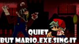 Friday Night Funkin : Quiet But Mario.EXE Sing It