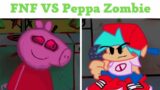 Friday Night Funkin VS Peppa Zombie  -FNF MOD