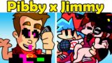 Friday Night Funkin' V.S Pibby Jimmy Corrupted WEEK (Come and learn with Pibby x FNF Mod)