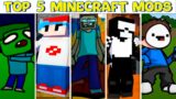 Top 5 Minecraft Mods in FNF – Friday Night Funkin'
