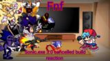Fnf react to Sonic.exe 3.0 cancelled build mod part 1! (Gacha club)